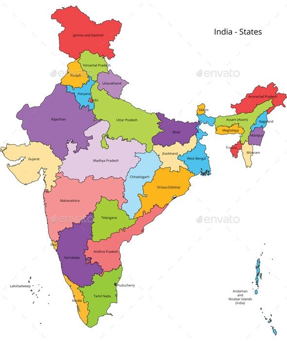 Political Map of India